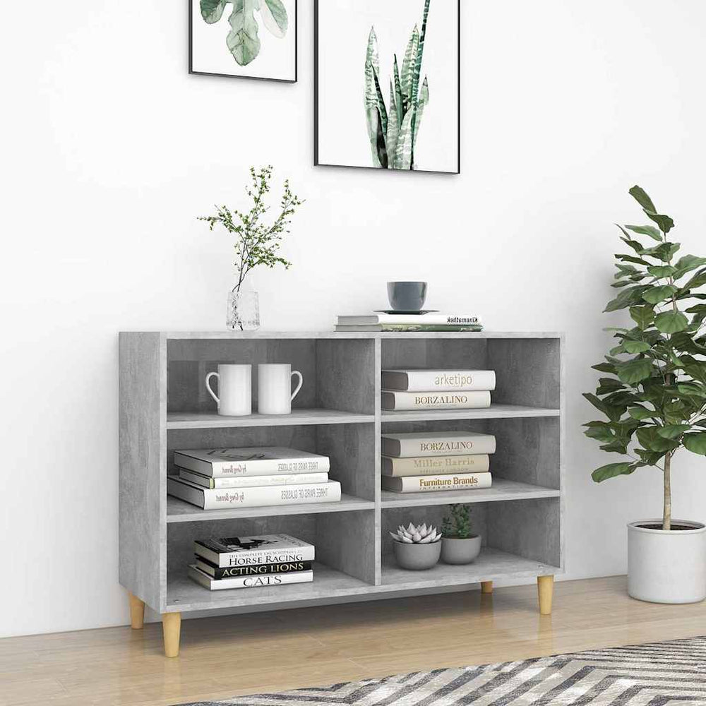 Betongraues Sideboard 103,5 cm