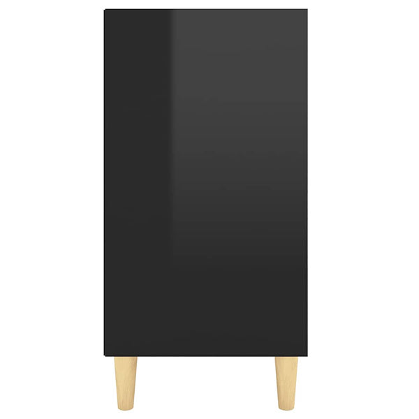 Sideboard Schwarz Hochglanz 103,5 cm