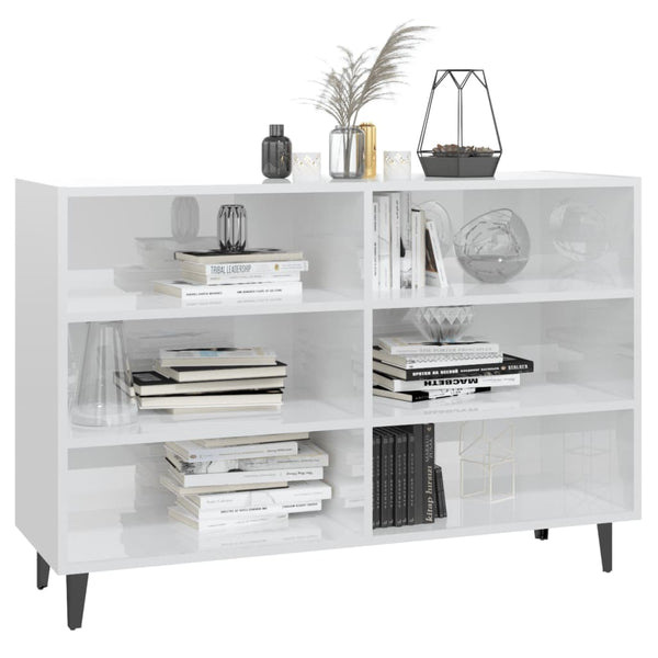Hochglanz Weißes Sideboard 103,5 cm