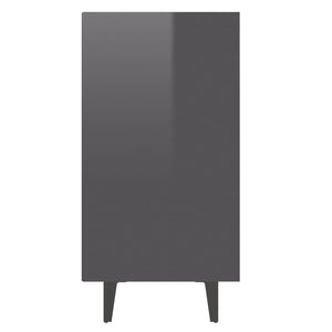 Hochglanz Grau Sideboard 103,5 cm