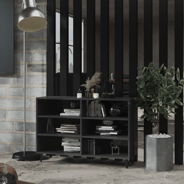 Hochglanz Grau Sideboard 103,5 cm
