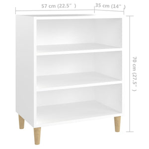 Weißes Sideboard 57x35x70 cm