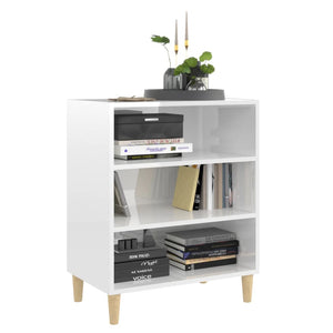 Hochglanz Weiß Sideboard 57x35x70 cm