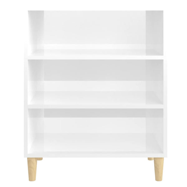 Hochglanz Weiß Sideboard 57x35x70 cm