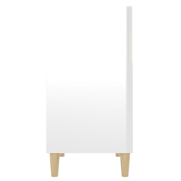 Hochglanz Weiß Sideboard 57x35x70 cm