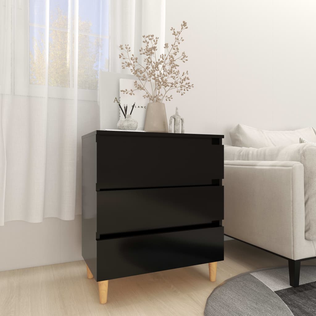 Schwarzes Sideboard 60 cm