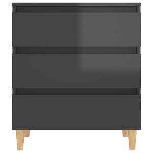 Hochglanz Grau Sideboard 60 cm