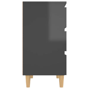 Hochglanz Grau Sideboard 60 cm