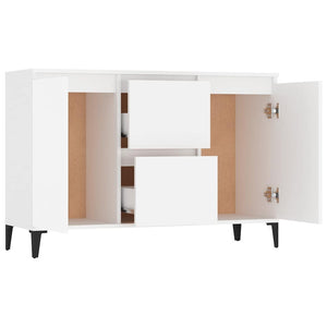 Weißes Sideboard 102 cm mit Schubladen