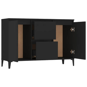 Schwarzes Sideboard 102 cm