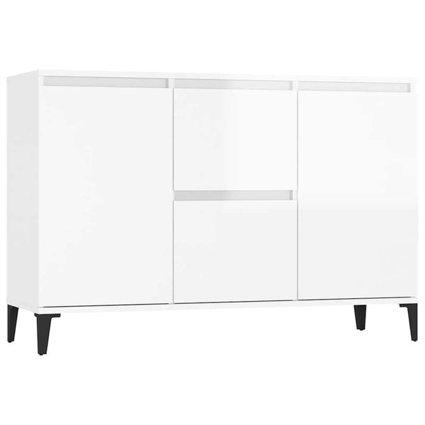Hochglanz Weißes Sideboard 102 cm