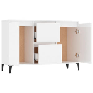 Hochglanz Weißes Sideboard 102 cm