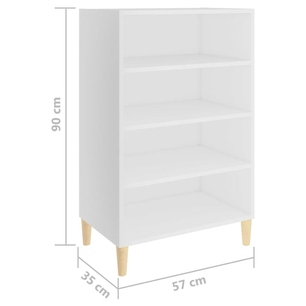 Weißes Sideboard 57x35x90 cm