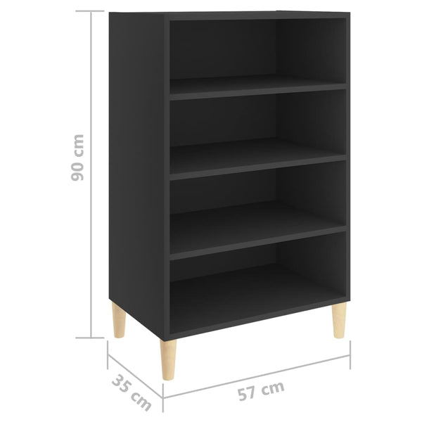 Graues Sideboard 57x35x90 cm