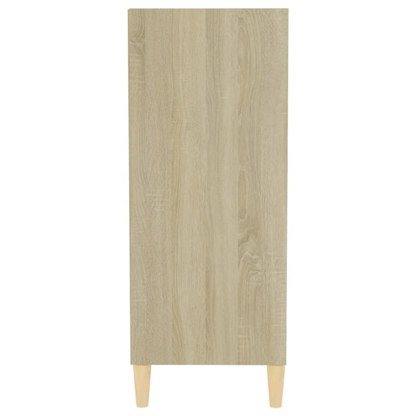 Sideboard Weiß Sonoma-Eiche 57x35x90 cm