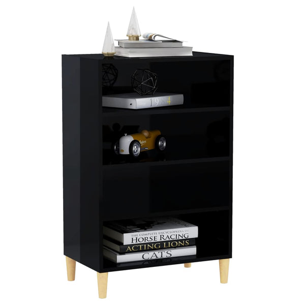 Hochglanz Sideboard Schwarz 90cm