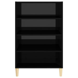Hochglanz Sideboard Schwarz 90cm