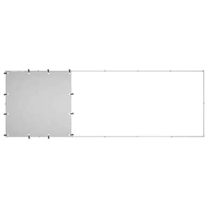 vidaXL Dog Kennel Silver 330x110x110 cm Steel