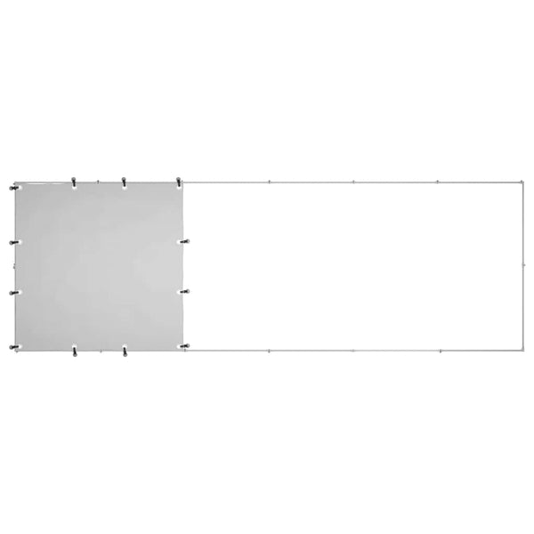 vidaXL Dog Kennel Silver 330x110x110 cm Steel