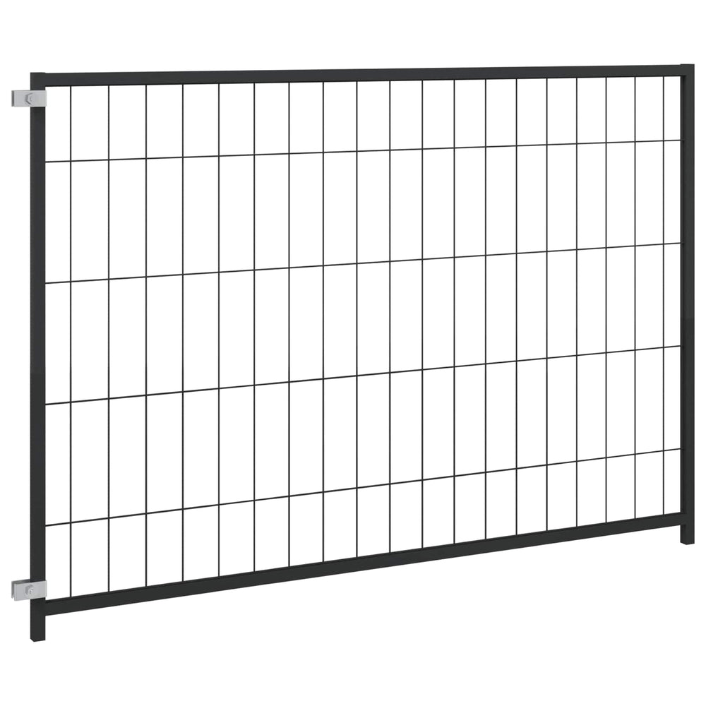 vidaXL Dog Kennel Black 300x100x70 cm Steel