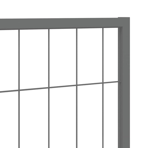 vidaXL Dog Kennel Silver 300x100x70 cm Steel