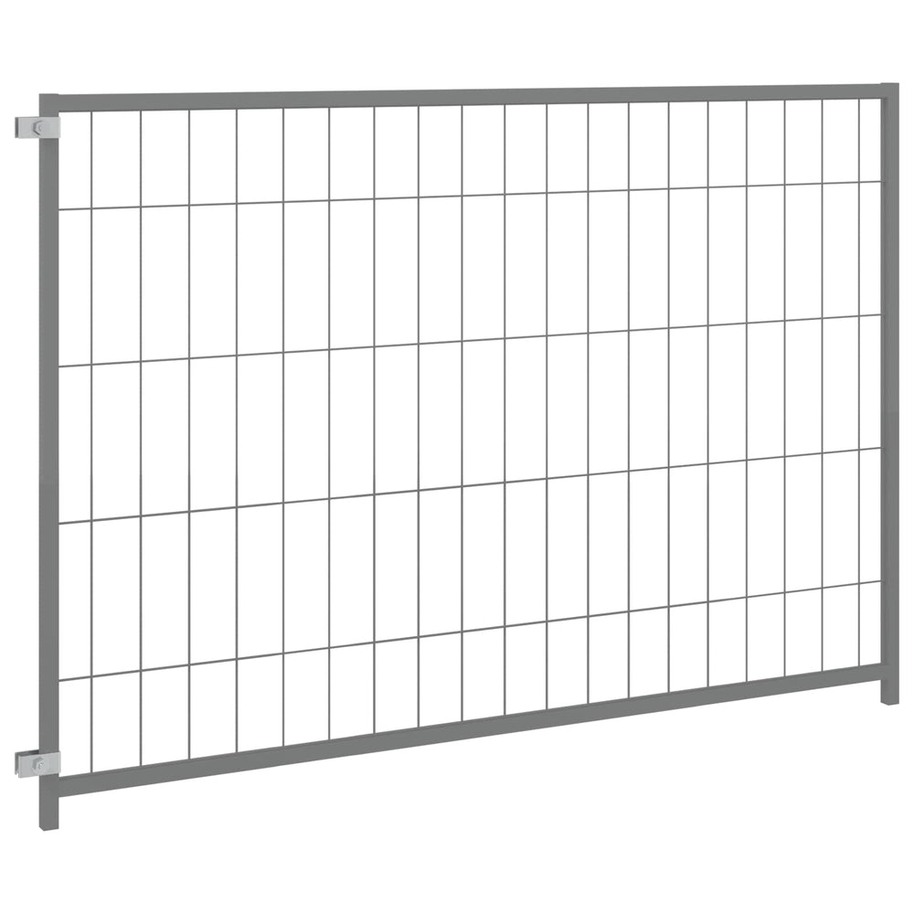 vidaXL Dog Kennel Silver 300x100x70 cm Steel