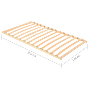 vidaXL 13-Slat Bed Base 120x200 cm