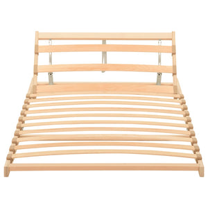 vidaXL 13-Slat Bed Base with Adjustable Headboard 80x200 cm