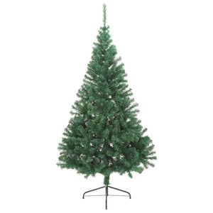 vidaXL Artificial Half Christmas Tree with Stand Green 240 cm PVC