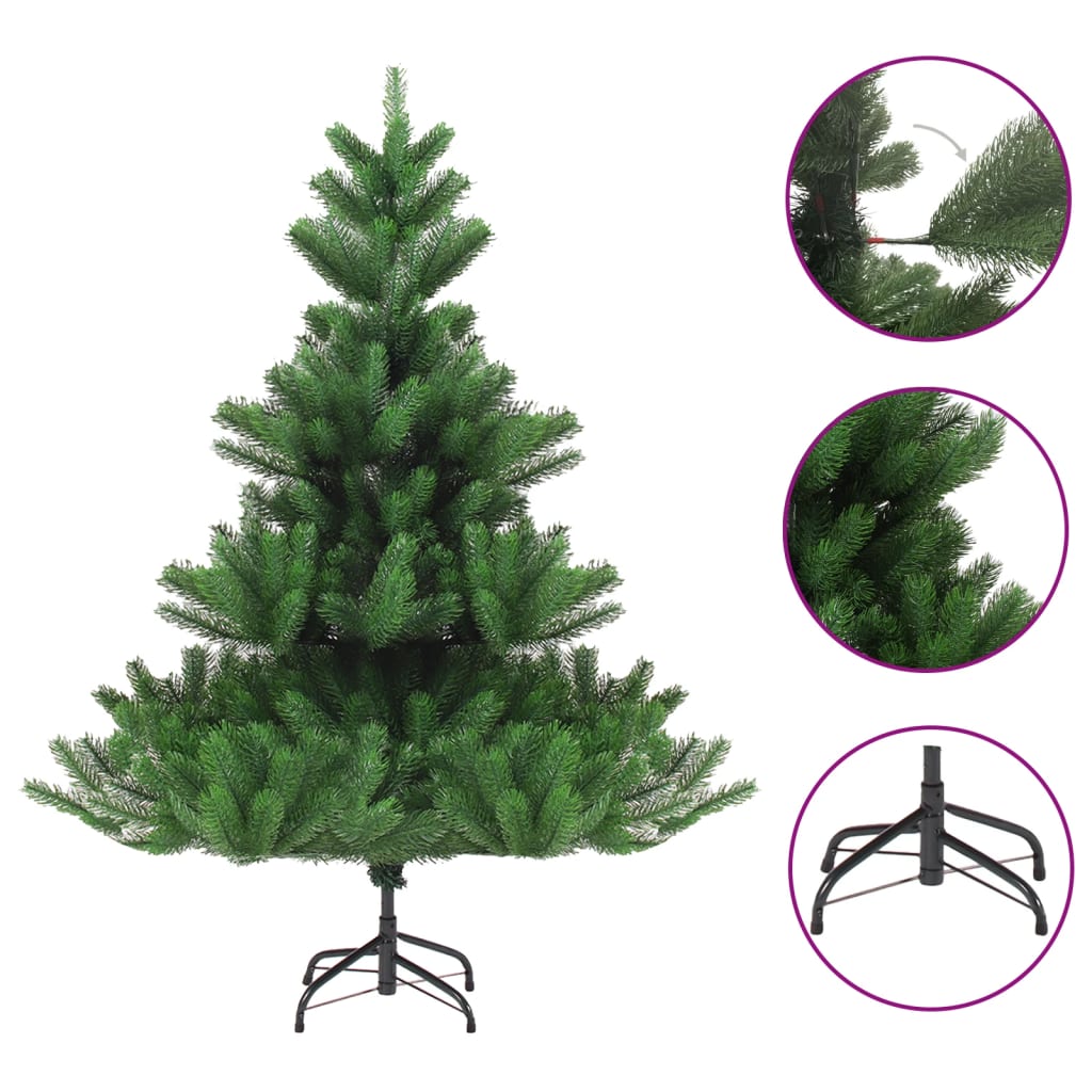 vidaXL Artificial Christmas Tree Nordmann Fir Green 210 cm