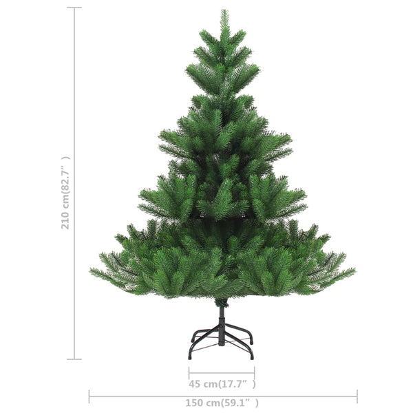 vidaXL Artificial Christmas Tree Nordmann Fir Green 210 cm