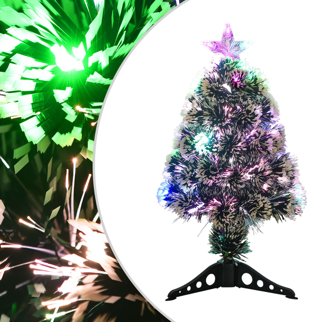 Weihnachtsbaum mit LED und Glasfaser, 64cm