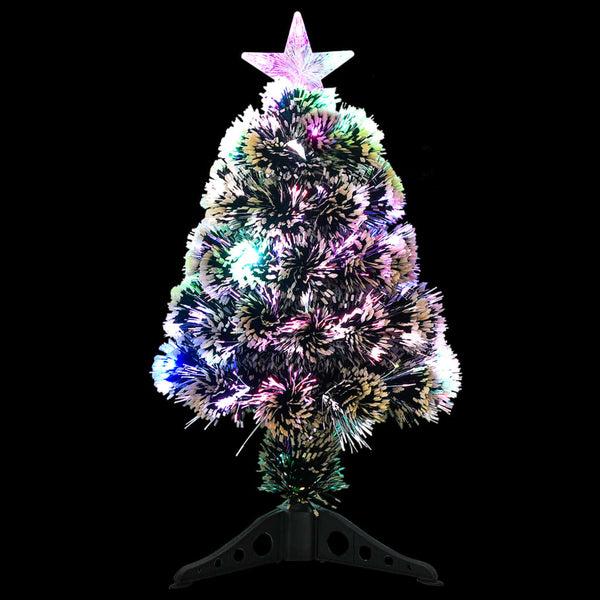 Weihnachtsbaum mit LED und Glasfaser, 64cm