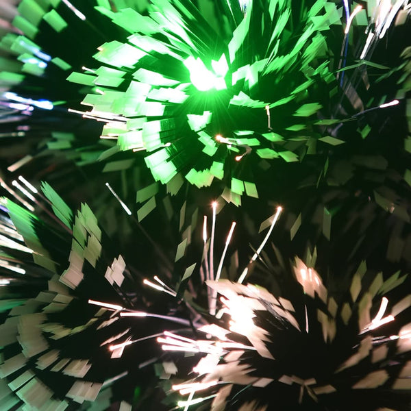 Weihnachtsbaum mit LED und Glasfaser, 64cm