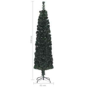 Schlanker Glasfaser Weihnachtsbaum 240cm