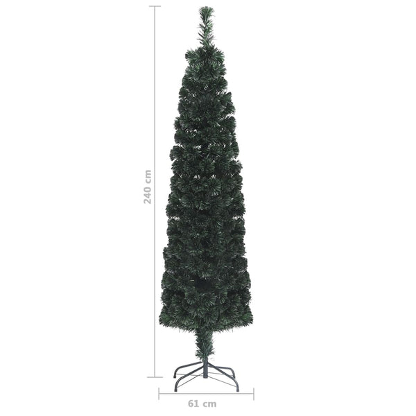 Schlanker Glasfaser Weihnachtsbaum 240cm