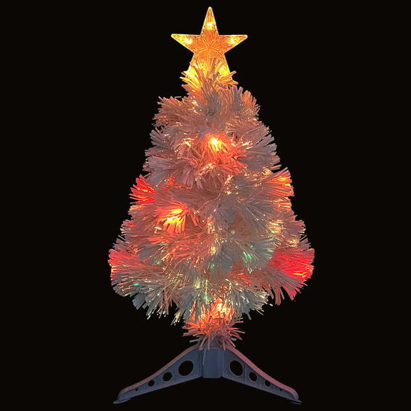 Weihnachtsbaum Künstlich Weiß mit LED 64cm