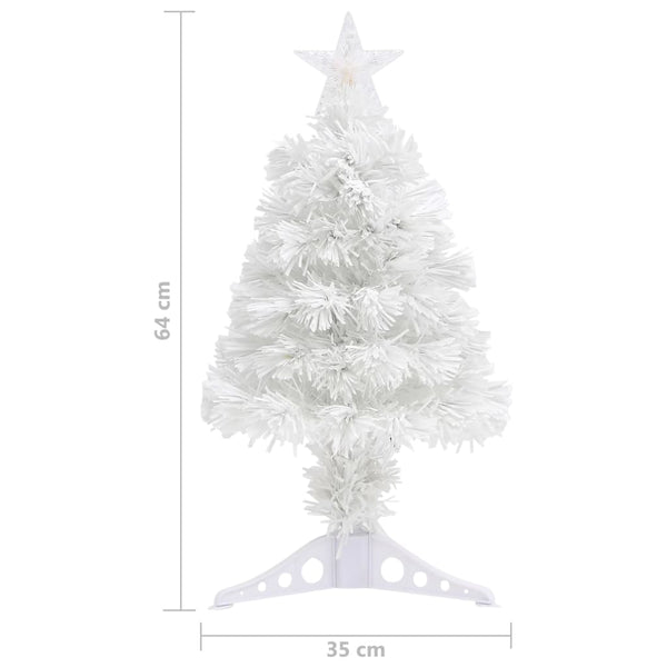 Weihnachtsbaum Künstlich Weiß mit LED 64cm