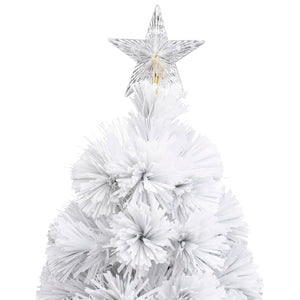 Weihnachtsbaum Künstlich Weiß 150cm mit Beleuchtung