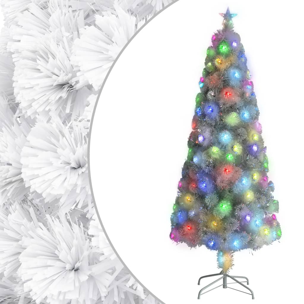 Weihnachtsbaum Künstlich Weiß 240cm mit Beleuchtung