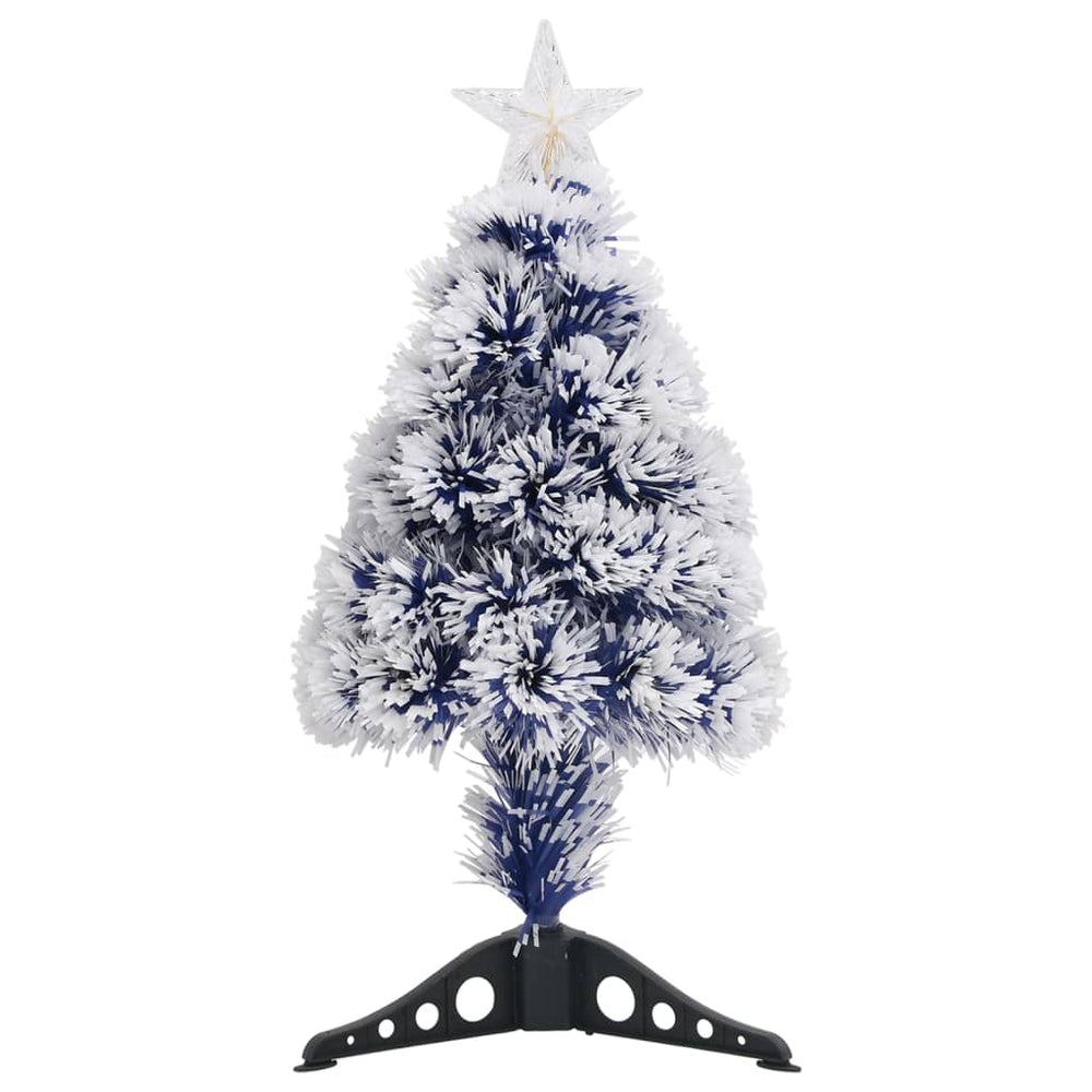 Künstlicher Weihnachtsbaum mit LED Glasfaser, 64cm