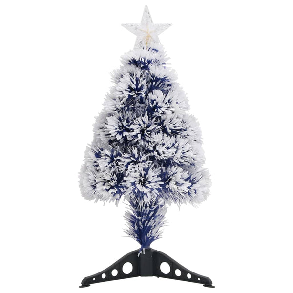 Künstlicher Weihnachtsbaum mit LED Glasfaser, 64cm