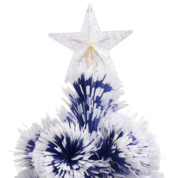Künstlicher Weihnachtsbaum mit LED Glasfaser, 64cm