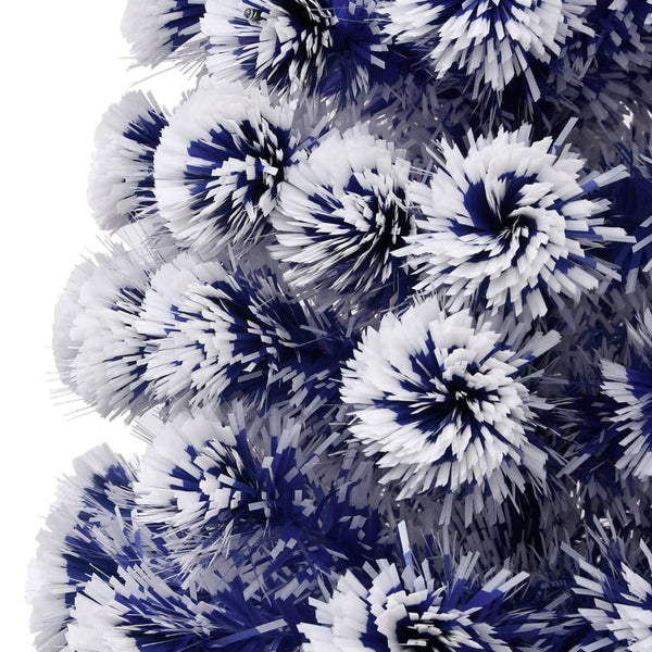 vidaXL Artificial Christmas Tree with Lights 210 cm Fiber Optic