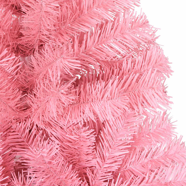vidaXL Artificial Christmas Tree with Stand Pink 120 cm PVC
