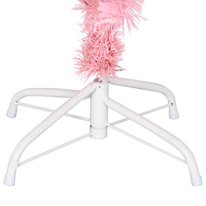 vidaXL Artificial Christmas Tree with Stand Pink 120 cm PVC