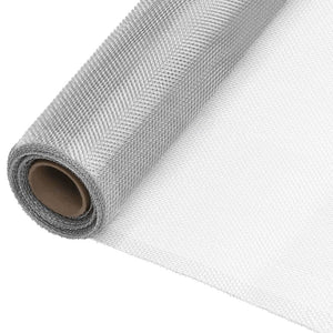 vidaXL Aluminum Fly Screen 80x1000 cm Silver