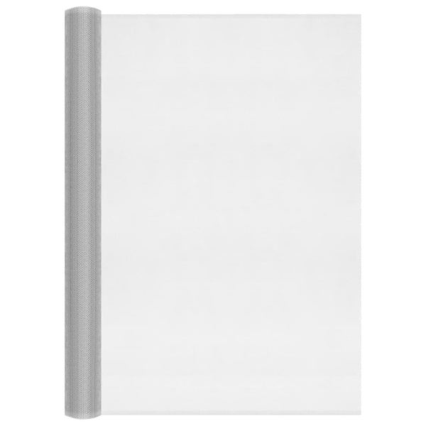 vidaXL Aluminum Fly Screen 80x1000 cm Silver