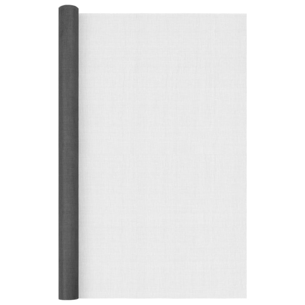 vidaXL Fly Screen Fiberglass 80x500 cm Black
