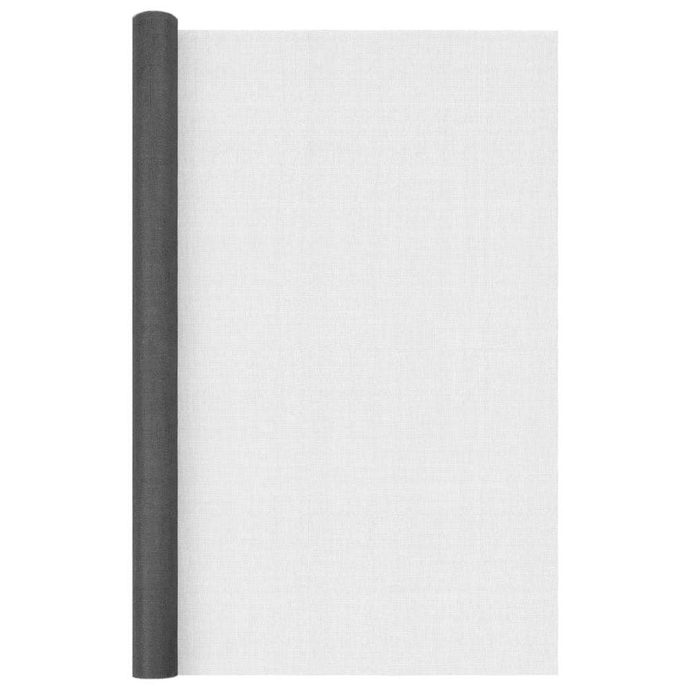 vidaXL Fly Screen Fiberglass 80x2000 cm Black